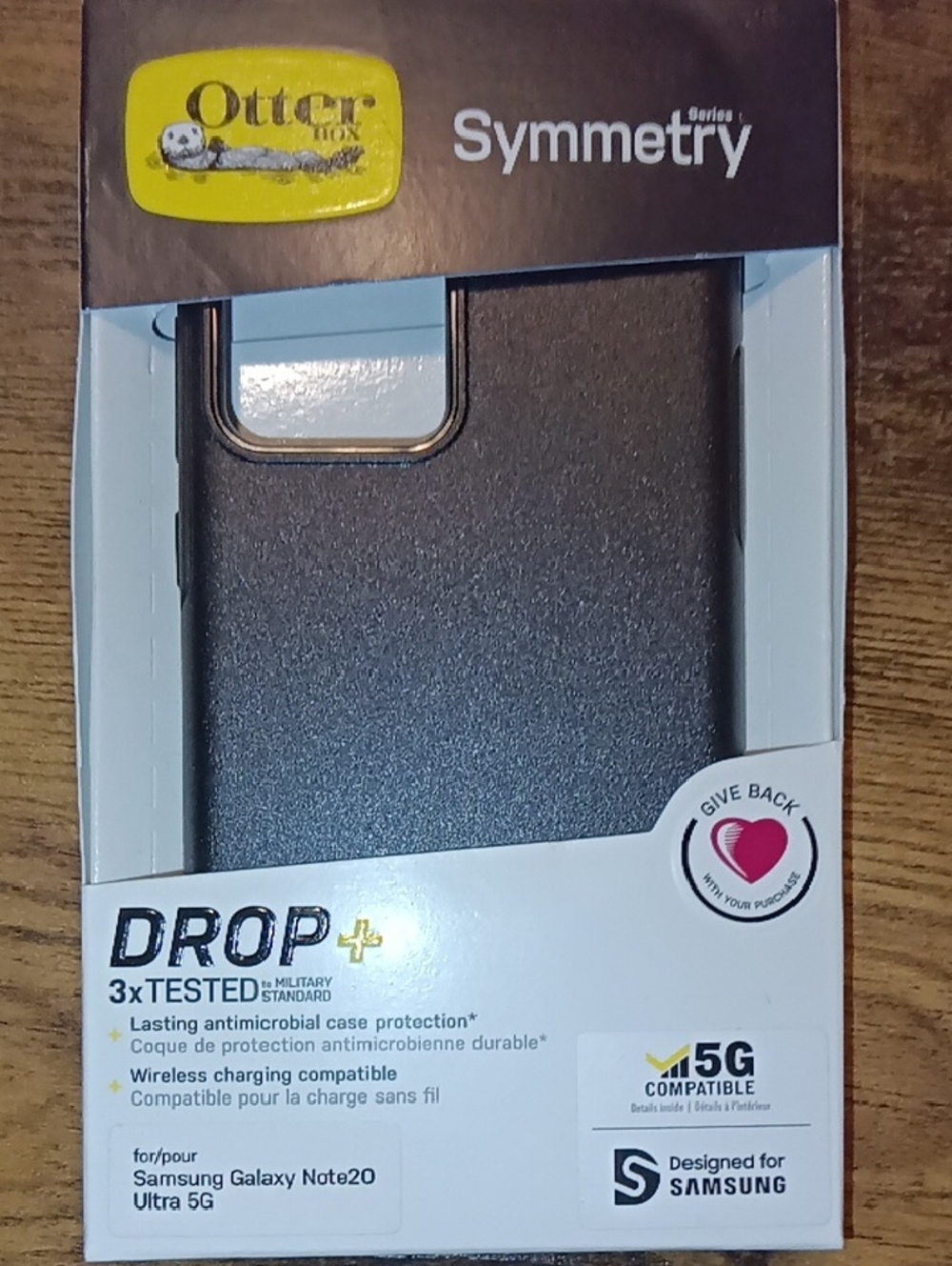 OtterBox Symmetry Series Black Case for Samsung Galaxy Note20 Ultra 5G. S